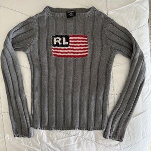 Polo Ralph Lauren’s jeans co flag sweater